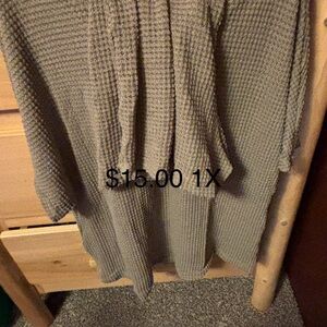Cozy Tan Waffle Knit Cardigan